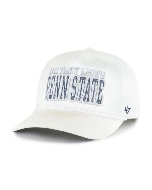 '47 White Penn State Nittany Lions Outspoken Hitch Adjustable Hat