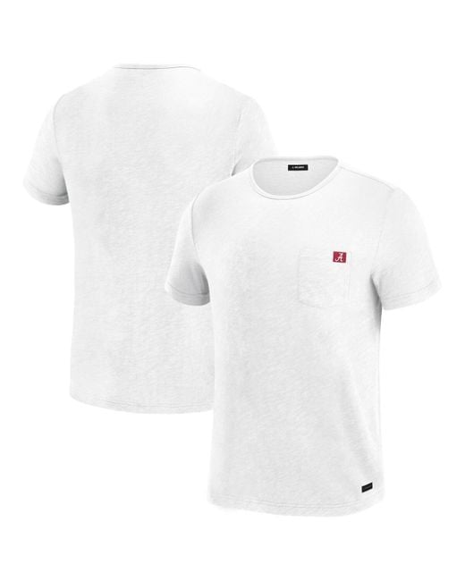 J. Palmer White Alabama Crimson Tide In-the-pocket T-shirt for men