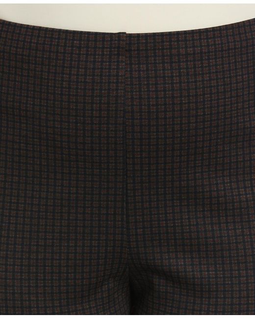 Rafaella Black Plus Size Houndstooth Pull On Pants