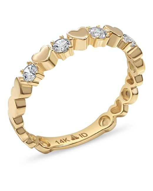 DEVATA Metallic Sweet Heart Ring