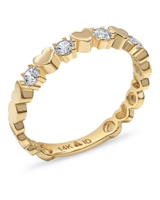 DEVATA Metallic Sweet Heart Ring