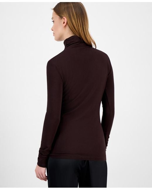 Anne Klein Black Long-sleeve Turtleneck