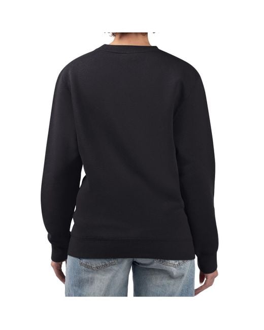 G-III 4Her by Carl Banks Black Philadelphia Eagles Large Team Graphic Fleece Pullover Sweatshirt