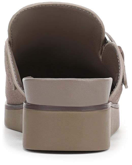LifeStride Gray Gillian Square Toe Mule Clogs
