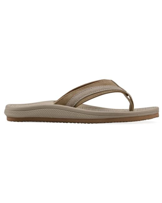 White Mountain White Bays Round Toe Flat Sandals