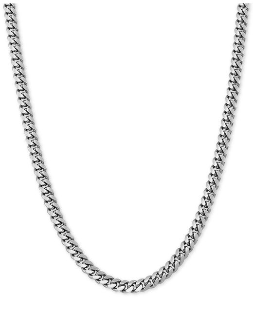 Giani Bernini Metallic Cuban Link 22" Chain Necklace