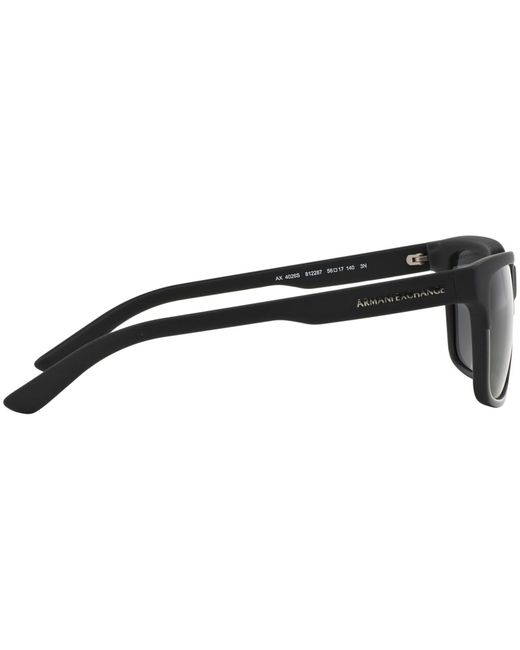 ARMANI EXCHANGE Black Polarized Sunglasses Ax4026s