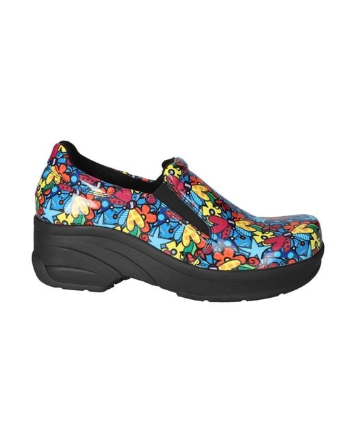 Easy Street Blue Easy Works By Appreciate Clogs
