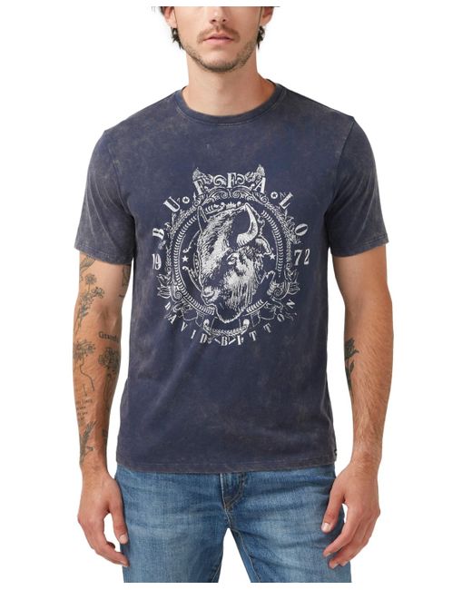 Buffalo David Bitton Blue Buffalo Tabbet Graphic T-shirt for men