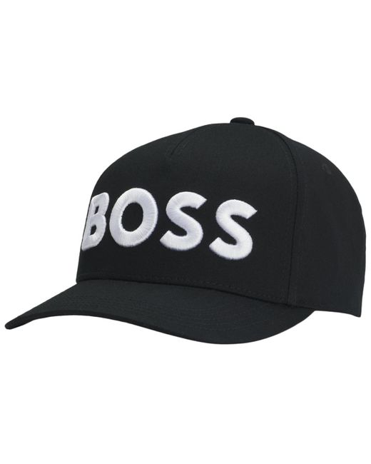 Boss Black Boss By Embroidered Logo Cotton-twill Cap for men