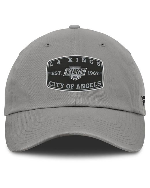 Fanatics Gray Â Los Angeles Kings Dangle Adjustable Hat for men