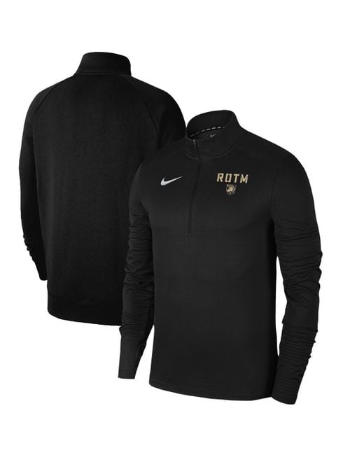 Nike Black Army Knights 2023 Rivalry Collection Pacer Performance Quarter-zip Jacket for men