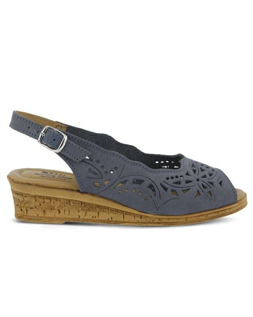Spring Step Black Orella Slingbacks