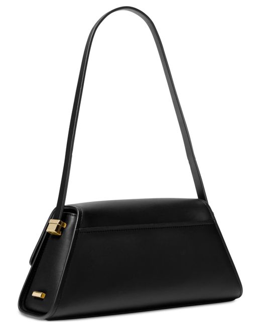 Michael Kors Black Michael Ludlow Small Leather Convertible Shoulder Bag