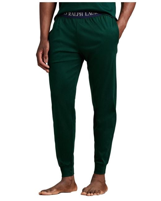 Polo Ralph Lauren Green Elastic Waist Pajama jogger Pants for men