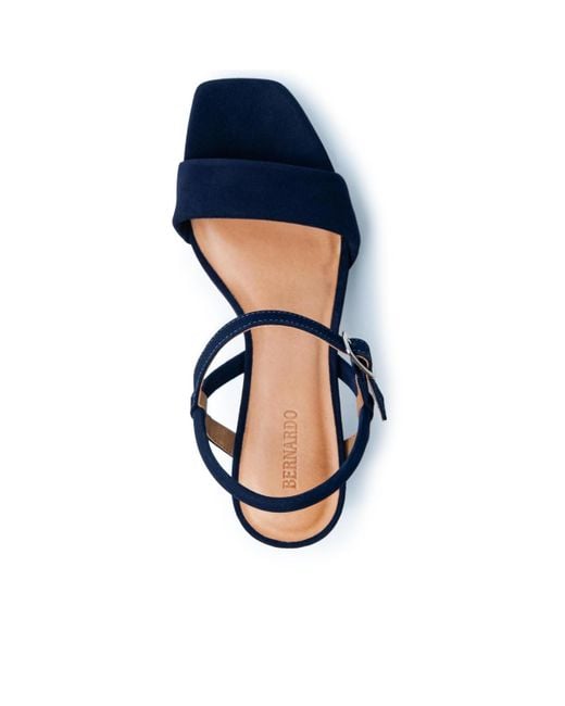 Bernardo Blue Bernardo Canto Platform Sandal