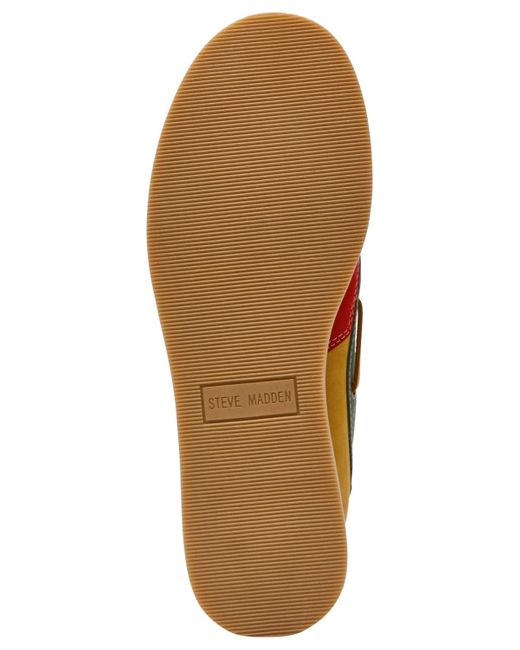 Steve Madden Yellow Benett Platform Loafer Flats