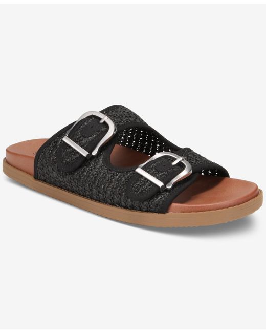 Style & Co. Black Reagann Flat Sandals
