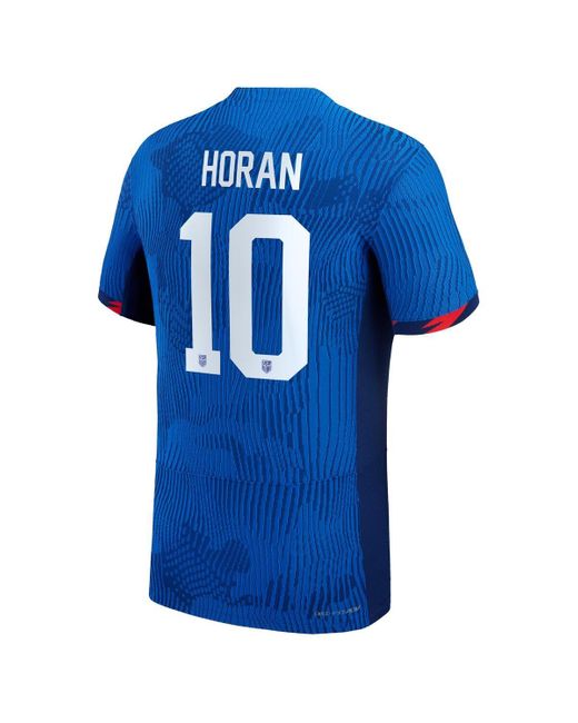 Nike Blue Mallory Swanson Uswnt 2023 Away Authentic Jersey for men