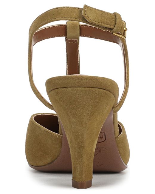 Franco Sarto Metallic Ovett Pointed Toe Strappy Shoes
