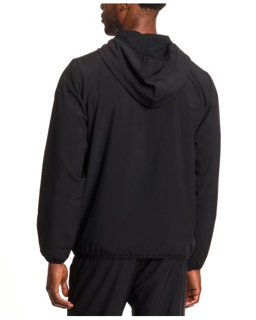 Reebok Black Woven Logo Jacket for men