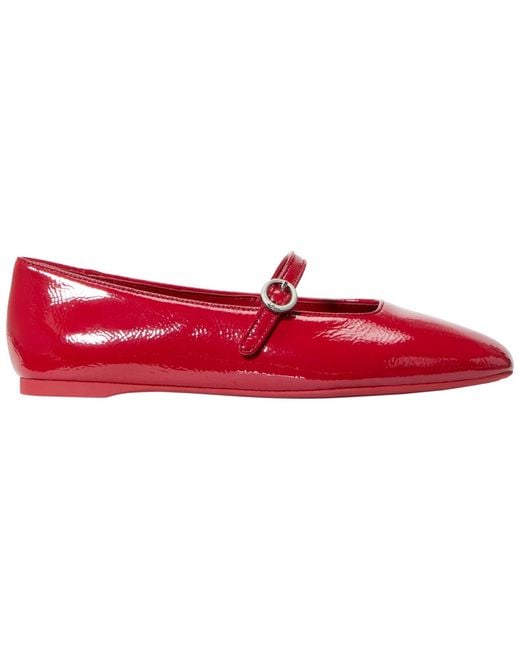 Kate Spade Red Halo Mary Jane Flats