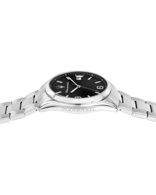 Maserati Gray Date Metal Band Watch for men