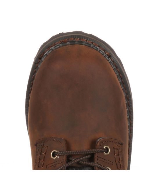 Georgia Boot Brown Brookville Waterproof Work Boot for men