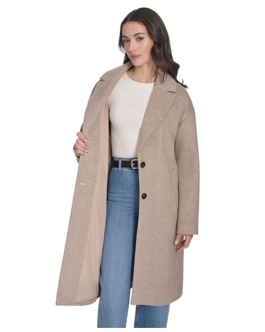 Levi's White Regular Single Breasted Top Coat