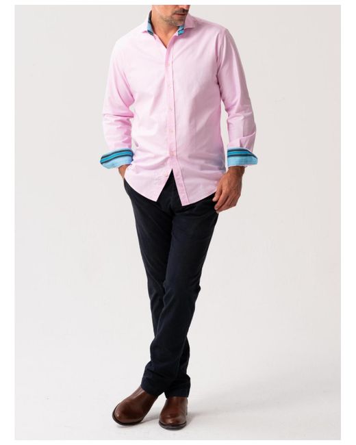 Koy Clothing Pink Button Up Shirt