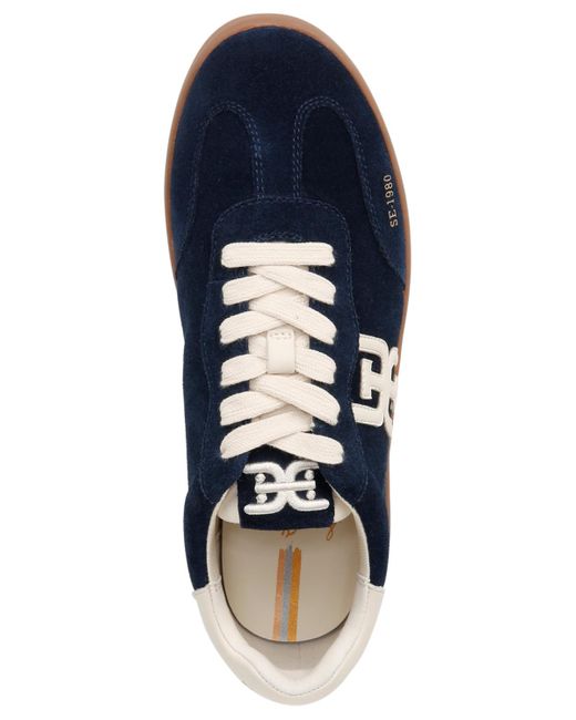 Sam Edelman Blue Tenny Lace-up Low-top Sneakers