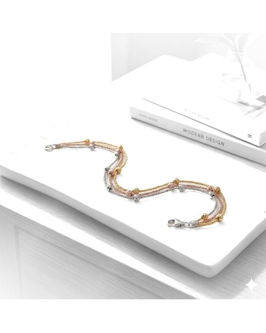 Simona Metallic Sterling Silver