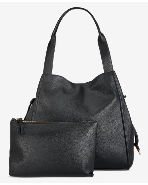 On 34th Black Jyyll Large Solid Tote