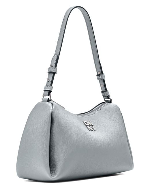 DKNY Remy Top Zip Shoulder Bag in Gray | Lyst