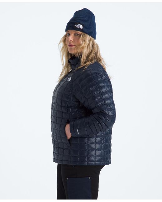The North Face Blue Plus Size Thermoball Regular Fit Puffy Jacket