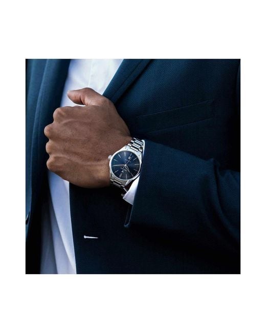 Vincero Blue Stealth Icon Automatic Watch for men