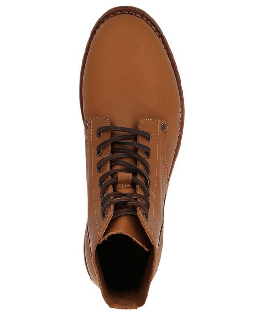 Frye Brown Barrett Lace-up Boots for men
