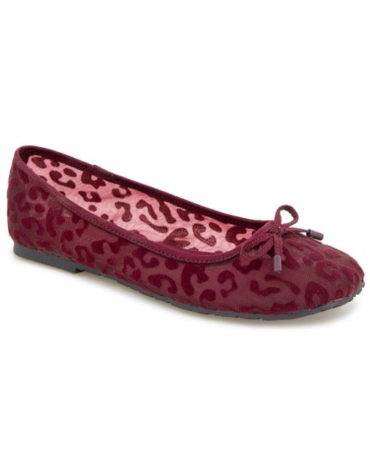 Kenneth Cole Red Elstree Mesh Ballet Flats