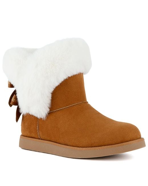 Juicy Couture Brown King Cozy Cold Weather Booties