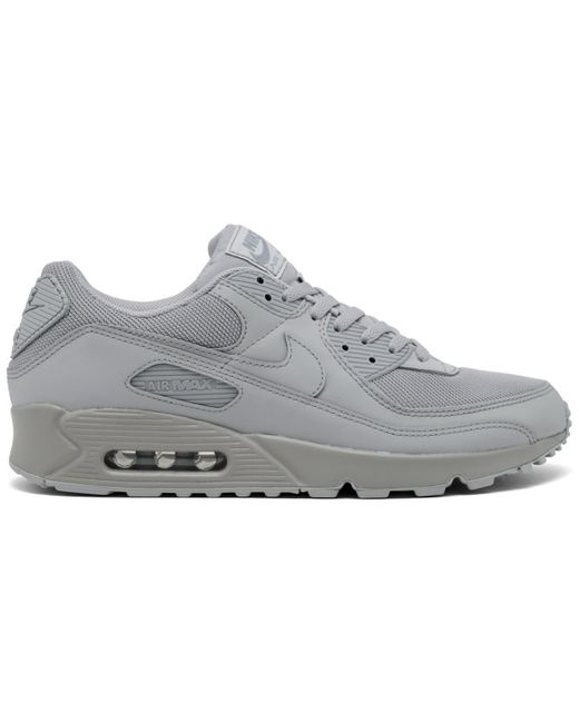 Nike Gray Air Max 90 Casual Sneakers From Finish Line for men