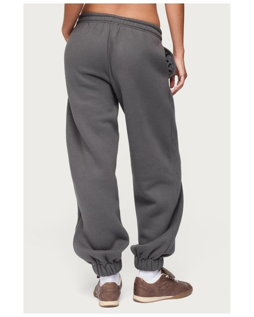 Edikted Gray Lounge Edit Sweatpants