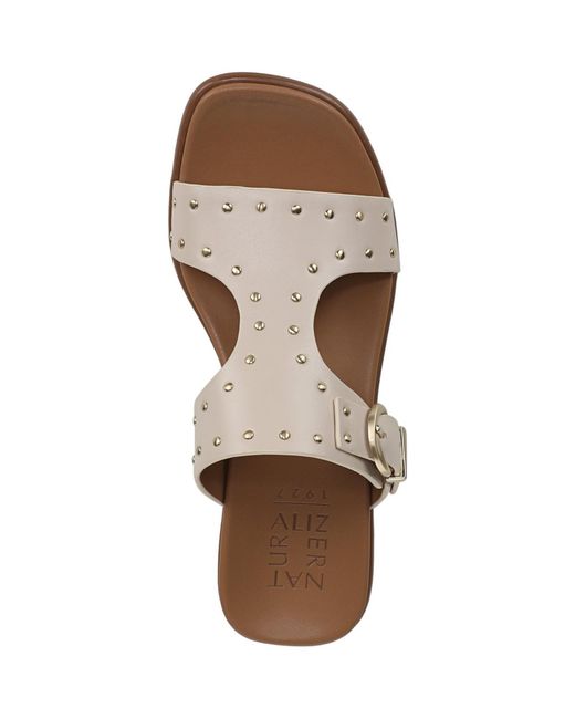 Naturalizer Brown Beach-stud Slide Sandals