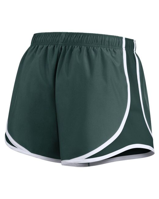 Nike Green Michigan State Spartans Primetime Tempo Performance Shorts