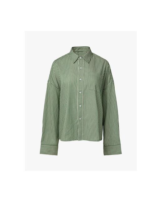 WeWoreWhat Green Button Front Shirt