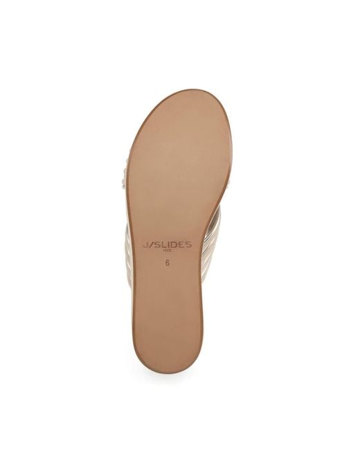 J/Slides White Quiana Sandal