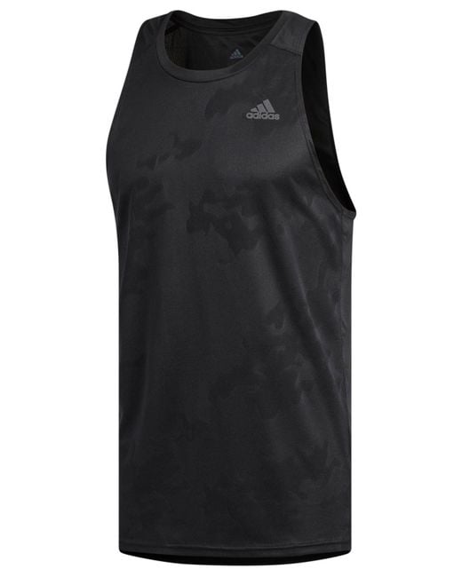 Ciencias Sociales tetraedro Medicina Forense adidas Response Climacool® Running Tank Top in Black for Men | Lyst