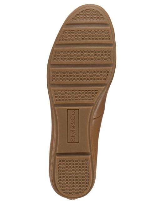 Style & Co. Brown Elsaa Flats