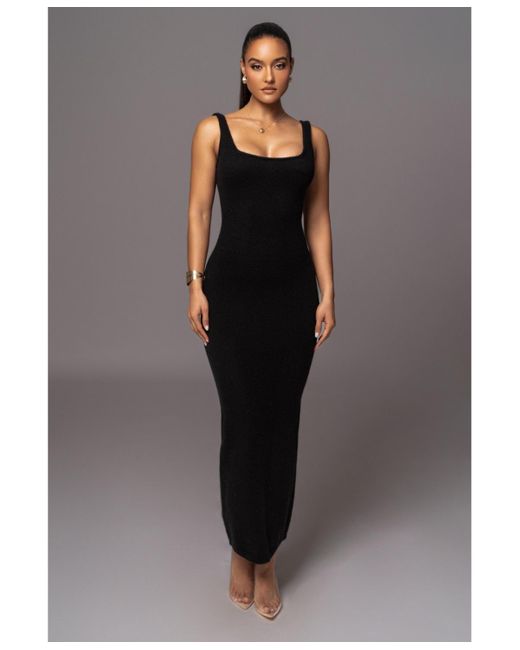JLUXLABEL Gray Karolina Knit Maxi Dress