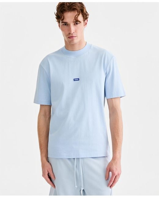 BOSS Men's Blue Hugo By Nieros T-shirt