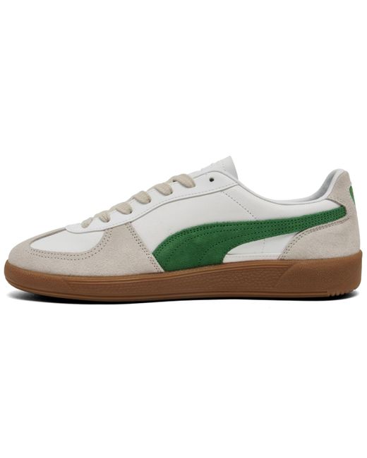 PUMA White Palermo Leather Casual Sneakers From Finish Line for men